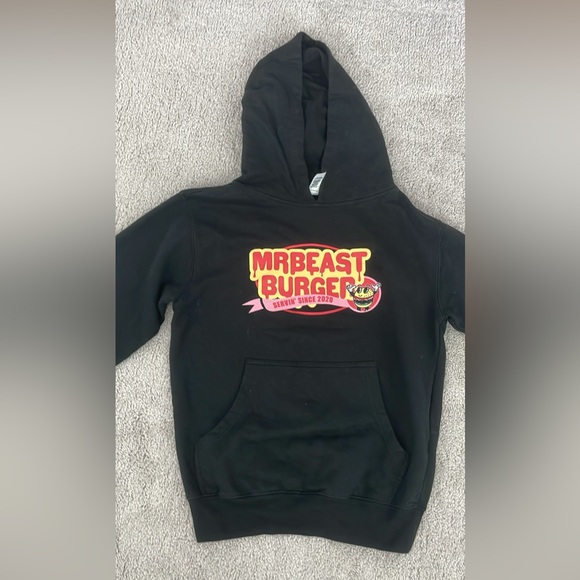 MrBeast Burger Black Hoodie - Picture 1 of 1